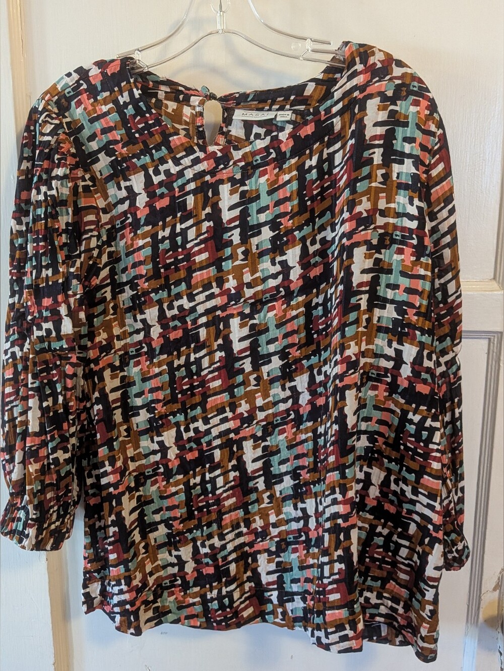 Masai Abstract Print Women’s Blouse - Multicolor, medium
